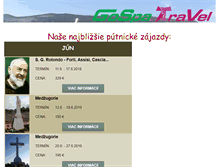 Tablet Screenshot of gospatravel.sk